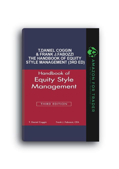 Handbook of equity style management by t daniel coggin. - Samsung un32c4000 manual de servicio guía de reparación.