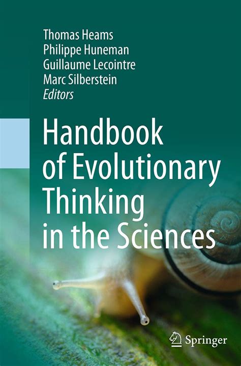 Handbook of evolutionary thinking in the sciences by thomas heams. - Ltv 950 home ventilator manual troubleshoot.