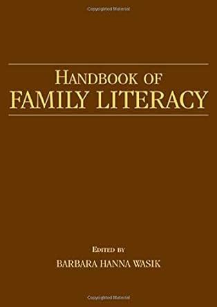 Handbook of family literacy by barbara hanna wasik. - Katalog wzajemnych uprzedzeń polaków i rosjan.