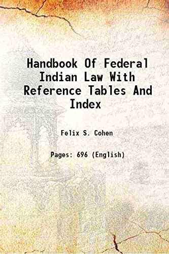 Handbook of federal indian law with reference tables and index. - Hinduismo su significado para la liberación del espíritu.