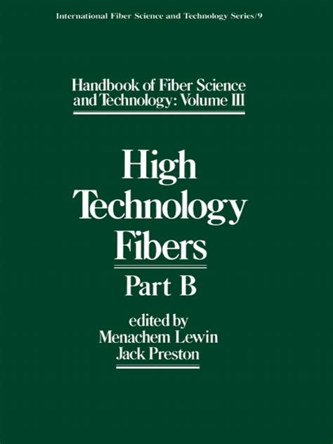 Handbook of fiber science and technology volume3 high technology fibers. - The modern princess the 21st century guide to fairy tale relationships.
