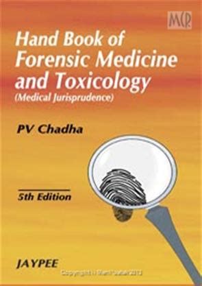 Handbook of forensic medicine and toxicology by chadha. - Das recht auf ein sterben in würde.