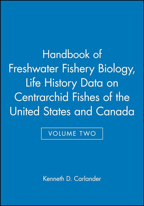 Handbook of freshwater fishery biology volume 2 life history data. - Canon pixma ix5000 ix4000 service manualrar.