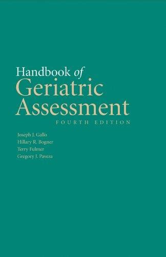 Handbook of geriatric assessment 4th edition. - Line clearance tree trimmer certification manual 1996 by acrt inc.
