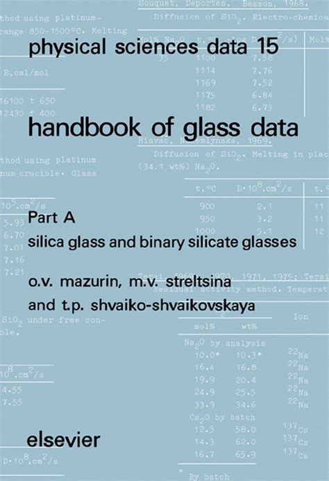 Handbook of glass data silica glass and binary silicate glasses. - Mountfield sp470 lawn mower repair manuals.