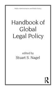 Handbook of global legal policy by stuart nagel. - Versos libres de josé martí ....