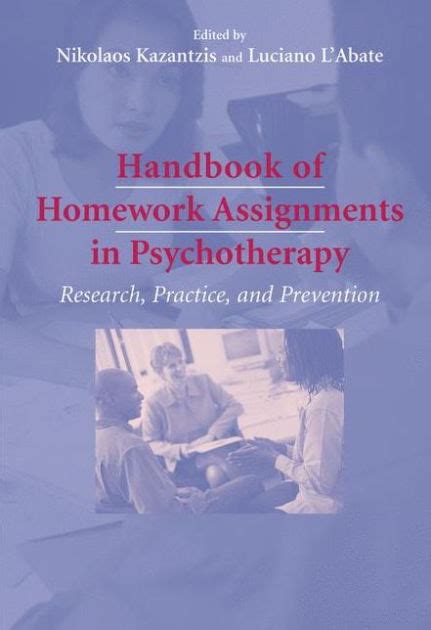 Handbook of homework assignments in psychotherapy research practice and prevention. - Manuali di essiccatori d'aria ingersoll rand d25in.
