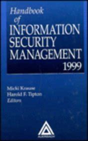 Handbook of information security management 1999 edition. - International financial statement analysis solution manual.