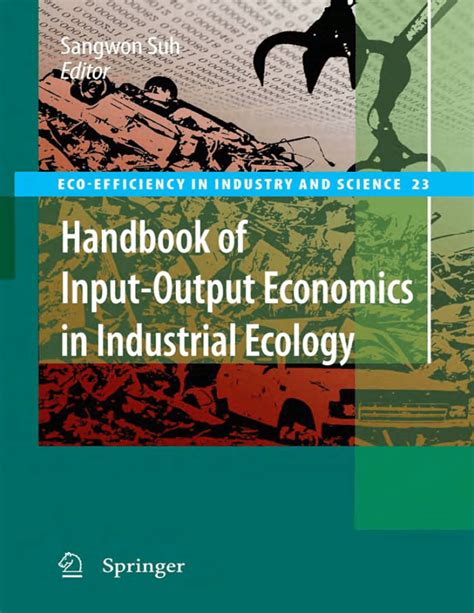 Handbook of input output economics in industrial ecology. - Manuale di servizio del compressore d'aria hydrovane 66.