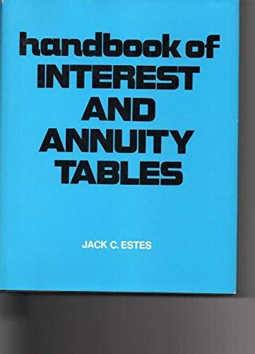 Handbook of interest and annuity tables. - Price guide for insulators a history and guide to north american glass pintype insulators.