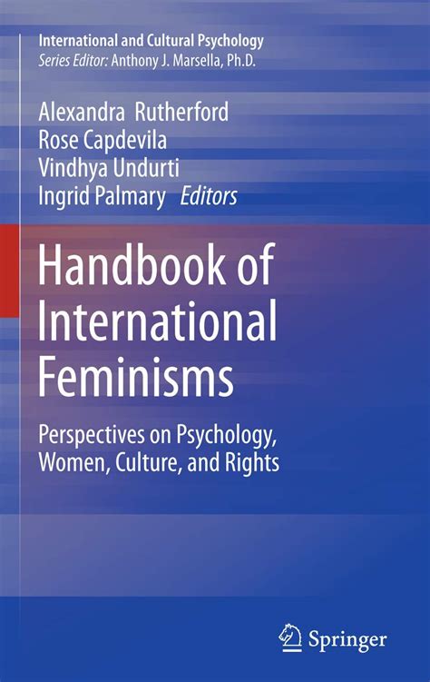 Handbook of international feminisms perspectives on psychology women culture and rights. - Cuentos rapidos para leer despacio 2.