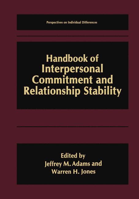 Handbook of interpersonal commitment and relationship stability. - Honda pressure washer 2500 engine repair manual.