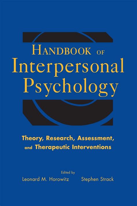 Handbook of interpersonal psychology theory research assessment and therapeutic interventions. - Dremel model 395 type 5 manual.
