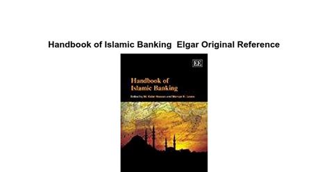 Handbook of islamic banking elgar original reference. - James stewart calculus 5th edition solution manual.