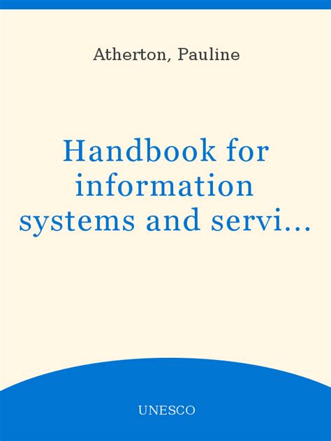 Handbook of library information systems services a study of. - Honda varadero xl 1000 2015 repair manual.