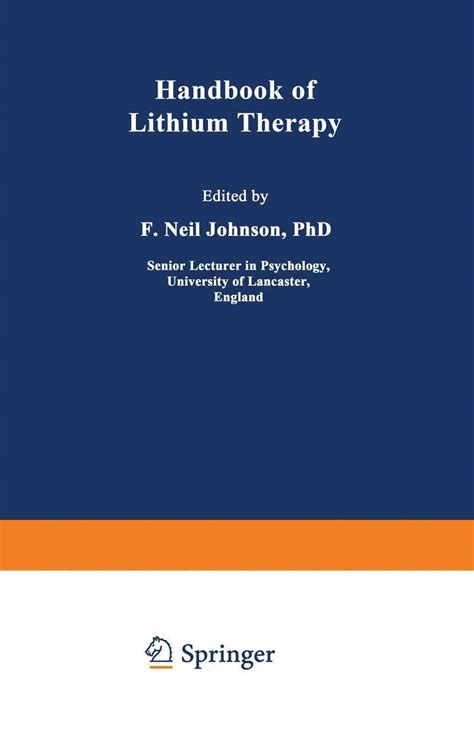 Handbook of lithium therapy by f n johnson. - Canon elura 20 mc a digital video camera service manual.