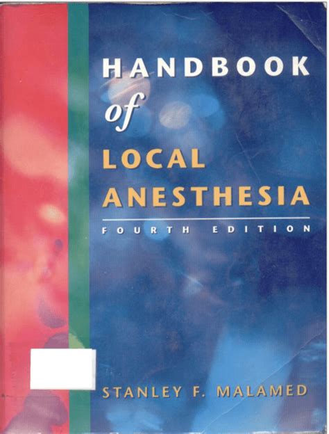 Handbook of local anesthesia 4th edition fourth edition. - El sistema educativo de don bosco entre pedagogía antigua y nueva.
