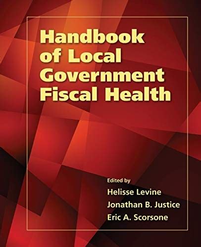 Handbook of local government fiscal health. - Load calculation applications manual si version.