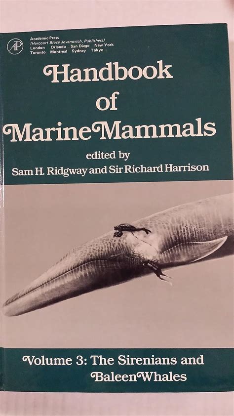 Handbook of marine mammals vol 3 the sirenians and baleen. - Solution manuals of advanced engineering mathematics.