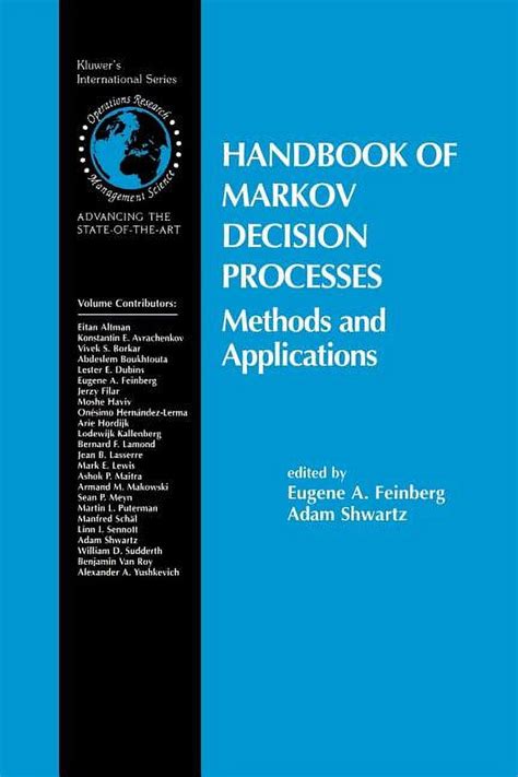 Handbook of markov decision processes methods and applications 1st edition reprint. - Unbekanntes mendelssohn-bildnis von johann peter lyser..