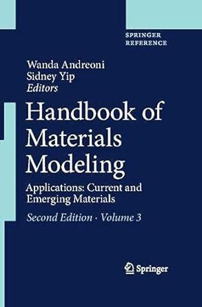 Handbook of materials modeling 1st edition. - Psicoterapeuti guida alla psicofarmacologia di michael j gitlin.
