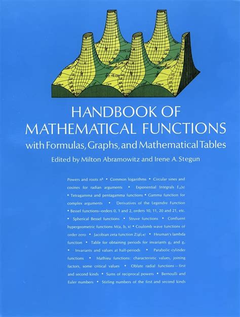 Handbook of mathematical functions by milton abramowitz. - 1973 camaro owners manual reprint lt rs z28.
