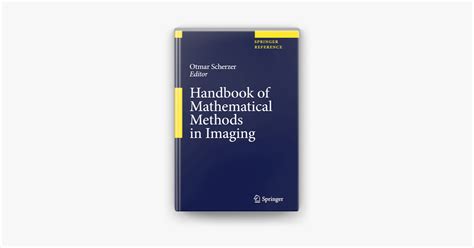 Handbook of mathematical methods in imaging 1st edition. - Versus books official pokemon gold silver adventure guide.