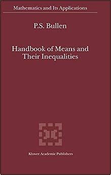 Handbook of means and their inequalities. - Christlich-sociale staat der jesuiten in paraguay.