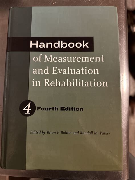Handbook of measurement and evaluation in rehabilitation. - 2001 bmw x5 30i service and repair manual.