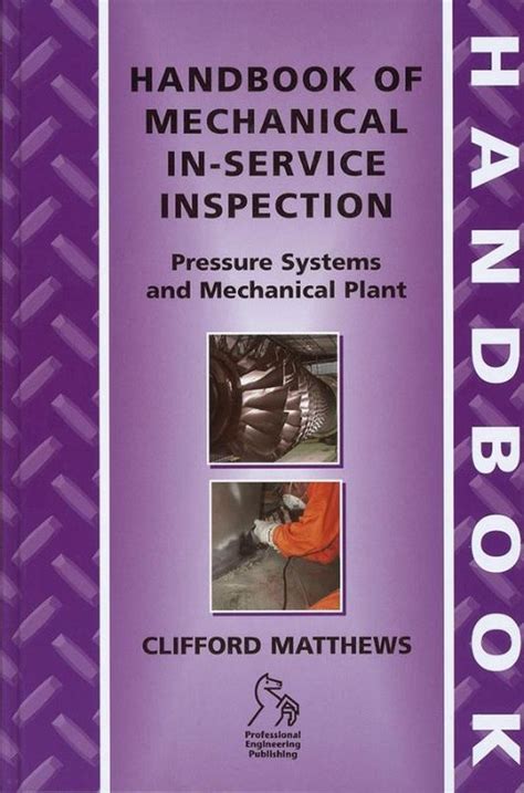 Handbook of mechanical in service inspection. - 1995 yamaha t9 9 hp outboard service repair manual.