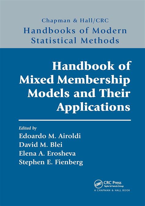 Handbook of mixed membership models and their applications chapman hall. - Risposte della guida allo studio del cuoco professionista.