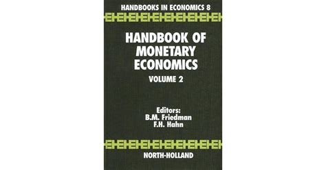 Handbook of monetary economics volume 2. - Stenhoj ds2 installation and maintenance manual.