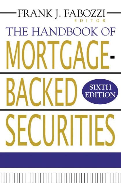 Handbook of mortgage backed securities fabozzi. - Mini cooper 1969 1980 manuale di servizio.