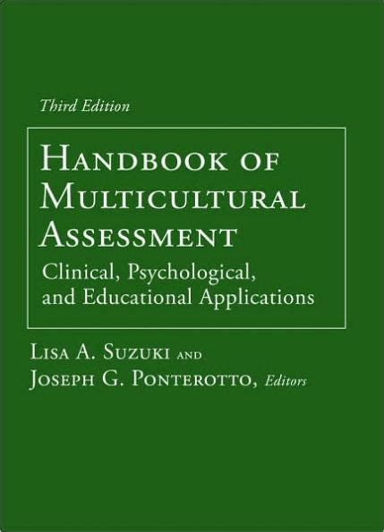 Handbook of multicultural assessment clinical psychological and educational applications. - Arte do encontro de vinínius de moraes.