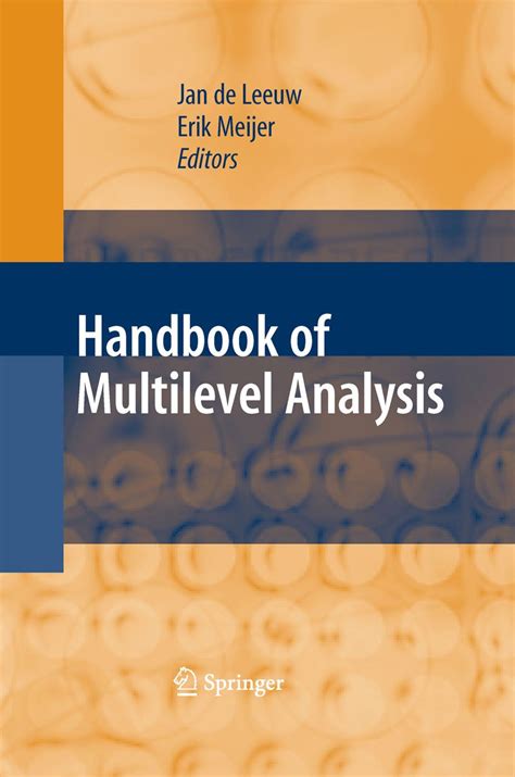 Handbook of multilevel analysis by jan de deleeuw. - Fiat ducato repair manual 2002 2006.