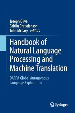 Handbook of natural language processing and machine translation darpa global autonomous language exp. - 2003 yamaha tw200 factory repair manual download.