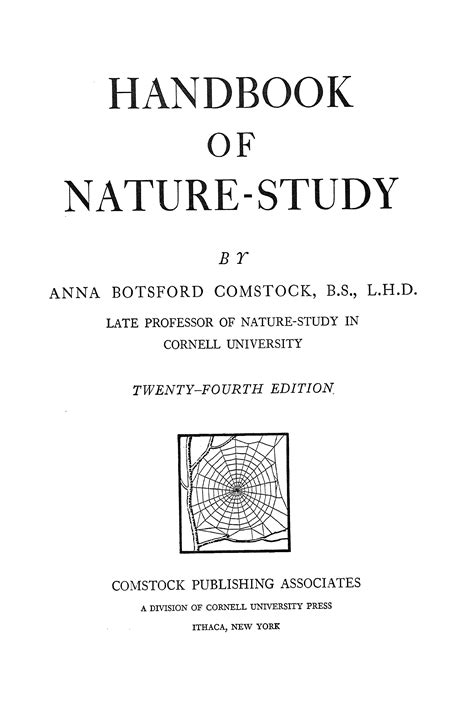 Handbook of nature study by anna botsford comstock. - Latina didaxis xiii: atti del congresso : bogliasco, 4-5 aprile 1998.