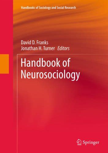 Handbook of neurosociology by david d franks. - White rodgers thermostat manual 1f78 non prgm.