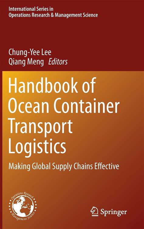Handbook of ocean container transport logistics by chung yee lee. - 1999 yamaha wave runner gp1200 parts manual catalog download.
