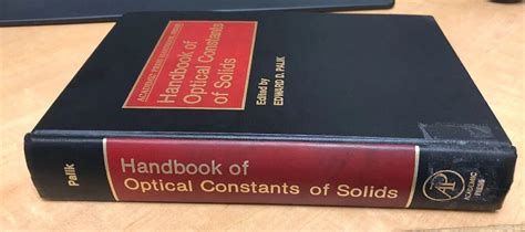 Handbook of optical constants of solids. - Der wissenschaftlich-technische leitfaden zur digitalen signalverarbeitung.