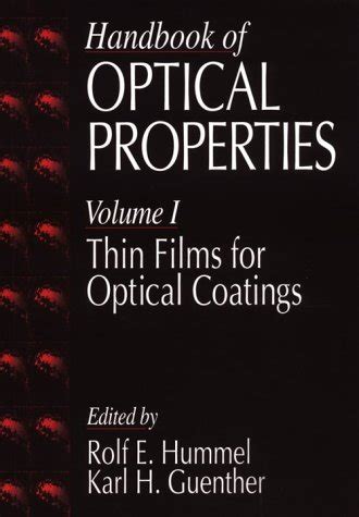 Handbook of optical properties thin films for optical coatings volume i. - Carte di s. liberatore alla maiella conservate nell'archivio di montecassino.