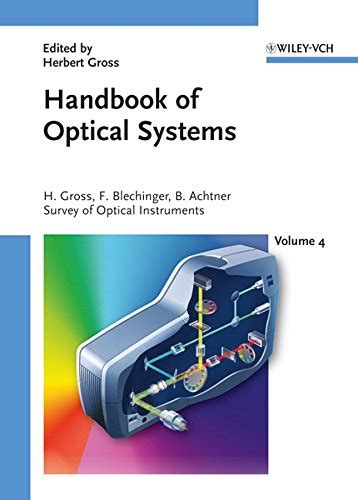 Handbook of optical systems survey of optical instruments 1st edition. - Solution manual principles of measurement systems 4 edition john p bentley.