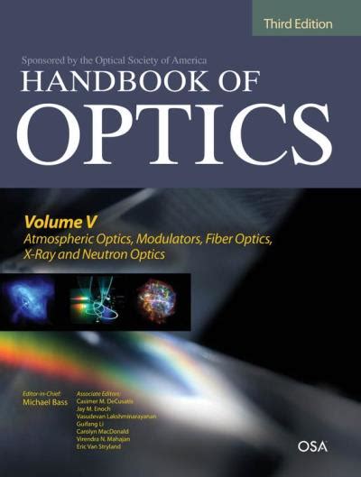 Handbook of optics third edition volume v atmospheric optics modulators fiber optics x ray and neutron optics 5. - Evidence based essential oil therapy the ultimate guide to the.