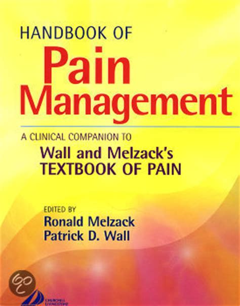 Handbook of pain management by ronald melzack. - El plan de dios para ti / god's plan for you.