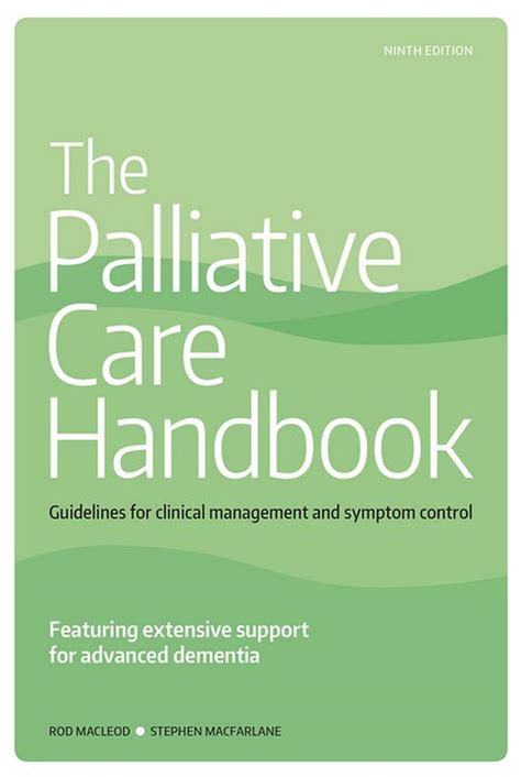 Handbook of palliative care handbook of palliative care. - Asa manual for anesthesia department organization and management.