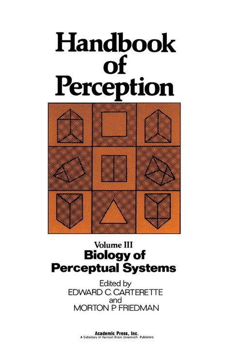 Handbook of perception biology of perceptual systems v 3 handbook of perception v 3. - Wall guided system of fuel injection.