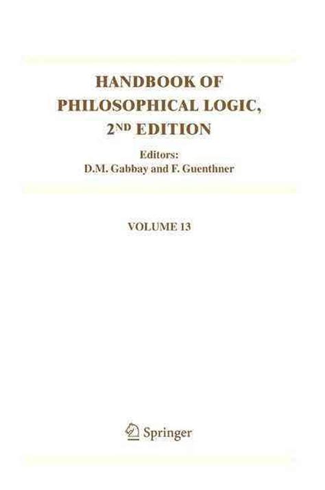 Handbook of philosophical logic volume 13. - Manuale di ricostruzione del motore g13ba.