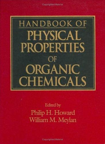 Handbook of physical properties of organic chemicals by philip h howard. - Endlich tot, endlich keine luft mehr.