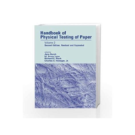 Handbook of physical testing of paper volume 2. - Manual de renault kangoo 19 diesel.