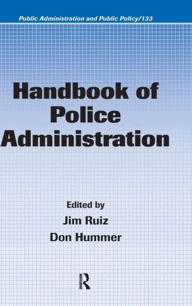 Handbook of police administration by james ruiz. - Manuale di istruzioni canon new f1 wind winder fn.